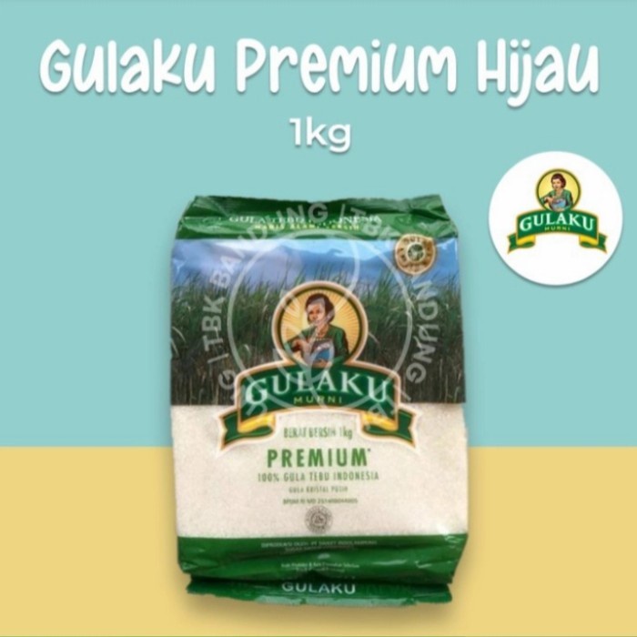 

(Best) Gulaku Gula Tebu Premium Hijau 1 kg