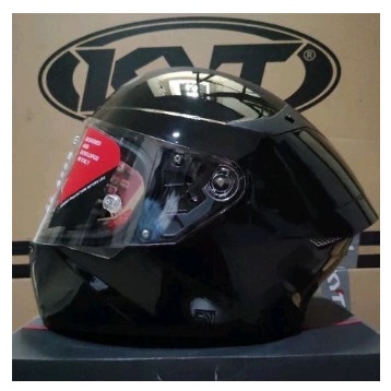 (Good) KYT TT COURSE PLAIN BLACK (Glossy)