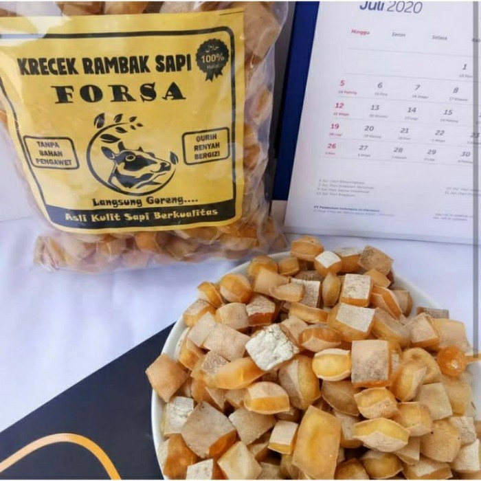 

(Good) Kerupuk Rambak Kulit Sapi Mentah Kotak 500gr Murah Gurih Renyah