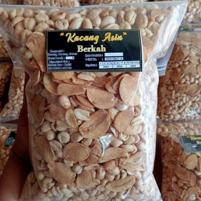 

(Good) KACANG ASIN BAWANG GORENG 1KG RENYAH GURIH MURAH
