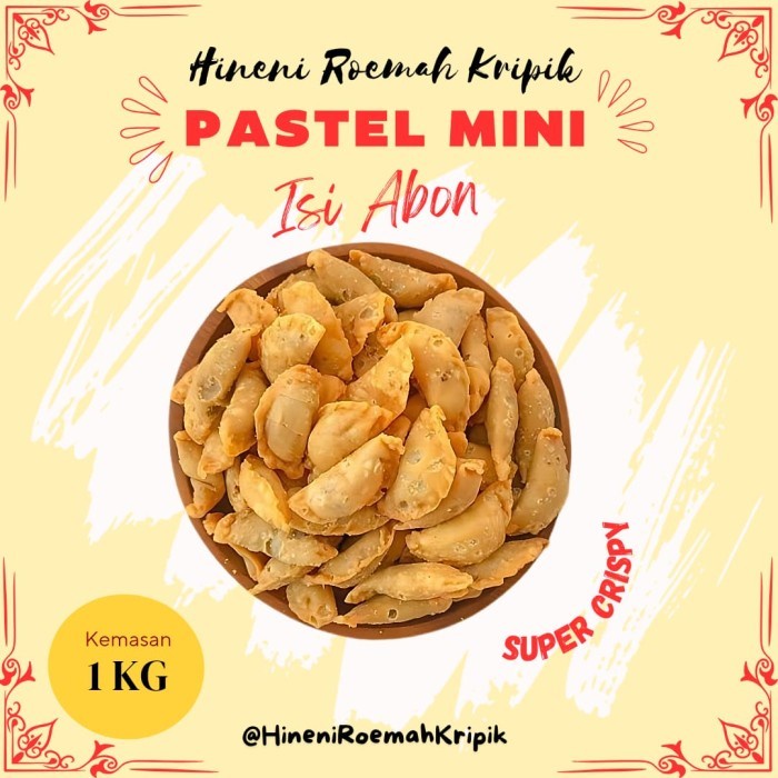 

(Good) Pastel Mini isi Abon Sapi Gurih kemasan 1 kg