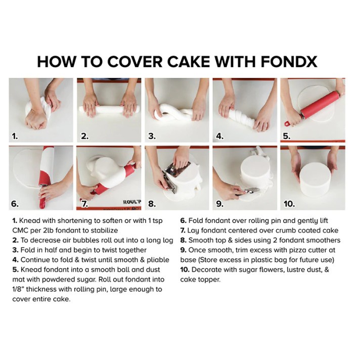 

Sale Terbatas Fondant Fondx Gula Icing Virgin White / Putih 5Kg Aman