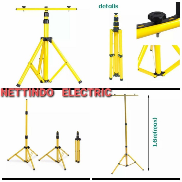 Jt Top Tripod Lampu /Tripod Stand /Tripod Lampu Sorot