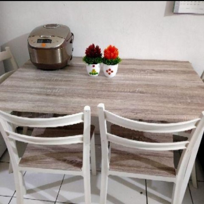 SET Meja makan Olympic + 4 Kursi
