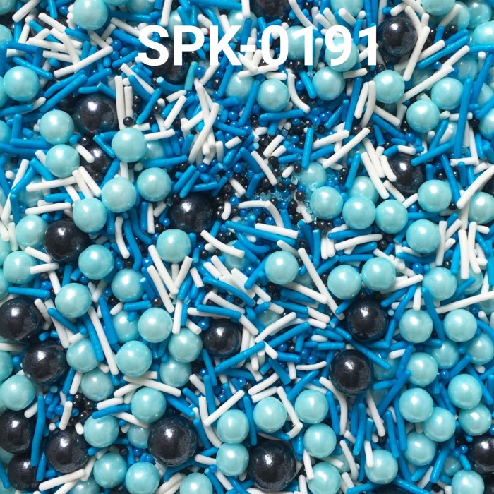 

Promo Terbatas Spk-0191 Sprinkles Sprinkle Springkel 1Kg 1 Kilo Biru Laut Hitam Aman