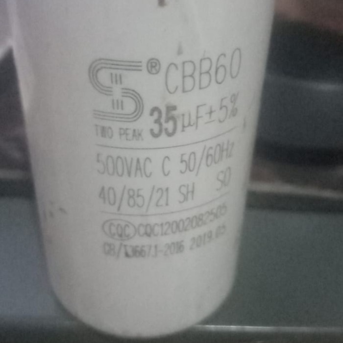 KAPASITOR POMPA CNP ORI / KAPASITOR 35MF / KAPASITOR POMPA AIR