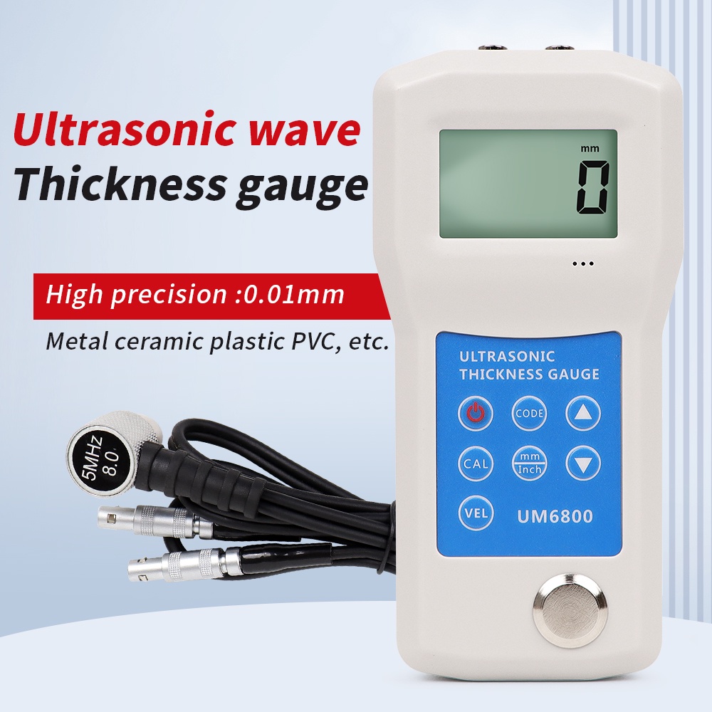 UM6500/UM6700/UM6800 Digital Ultrasonic Thickness Gauge Handheld High Precision Metal Thickness Mete
