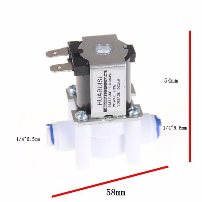 PREMIUM solenoid valve 12v 24v dc kran air RO kran elektrik selenoid valve