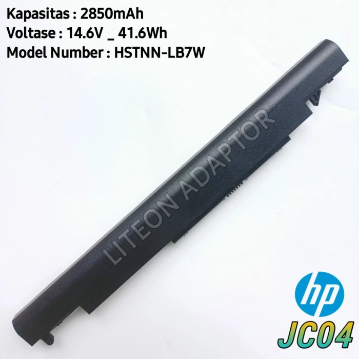 BATERAI ORIGINAL LAPTOP HP 14-BS754TU 14-BS755TU 14-BS707TU JC04 TERLARIS