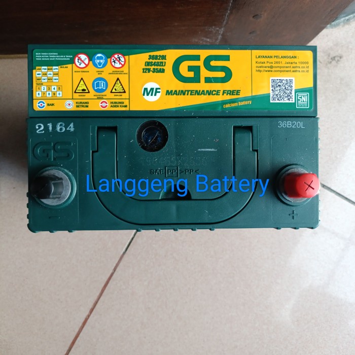 Aki Mobil Jazz, Freed, Ertiga, Xpander GS Astra MF NS40ZL Aki kering