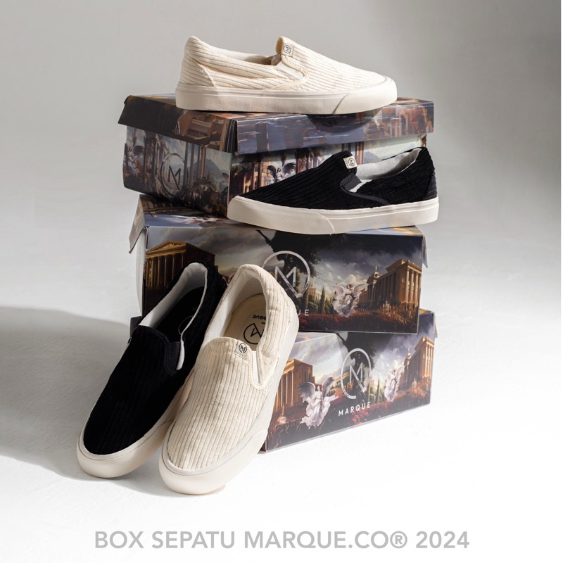 BEST SALE OFFICAL STORE - MARQUE CORDUROY SLIP ON- MARQUE.CO - FOR UNISEX, VULCANIZED