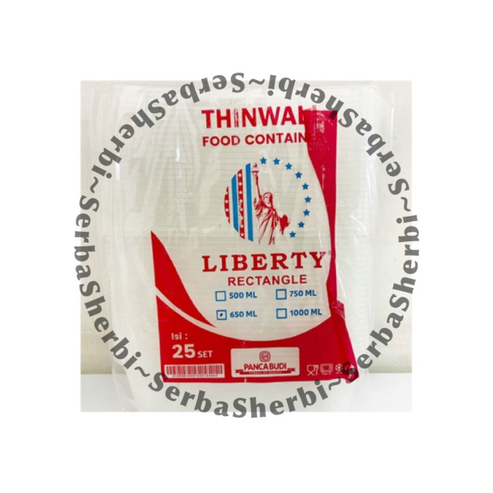 

Kotak Makan Plastik Thinwall Food Container Liberty - 650 Ml