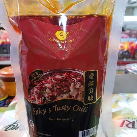

Old Zhang Village Spicy & Tasty Chili Sauce / Minyak Cabai 500 Gram