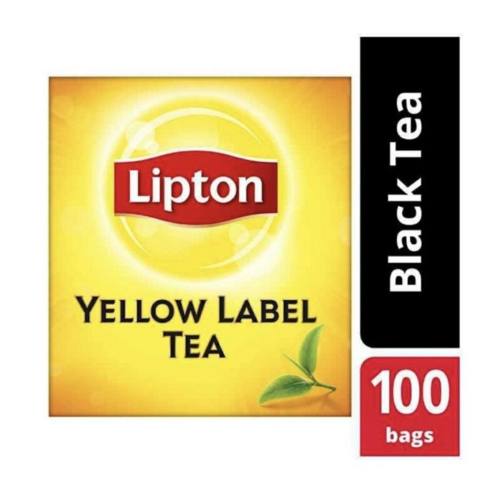 

Lipton Yellow Label Tea 100 Tea Bag Non Envelope Nlack Tea 100 Pcs