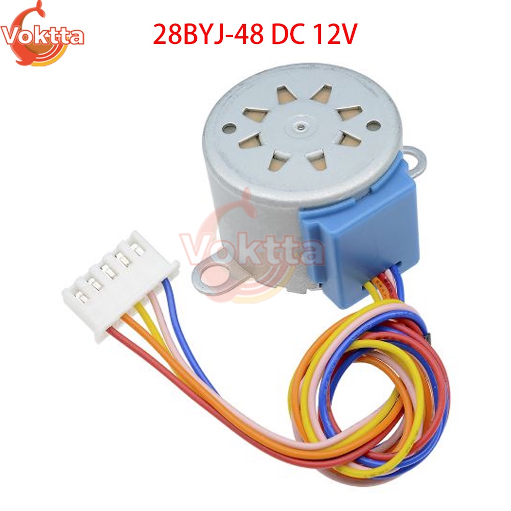 28BYJ-48 DC 5V 12V Stepper Motor 28BYJ-48 Valve Motor Reducing Stepping Stepper Motor 4 Phase Geared