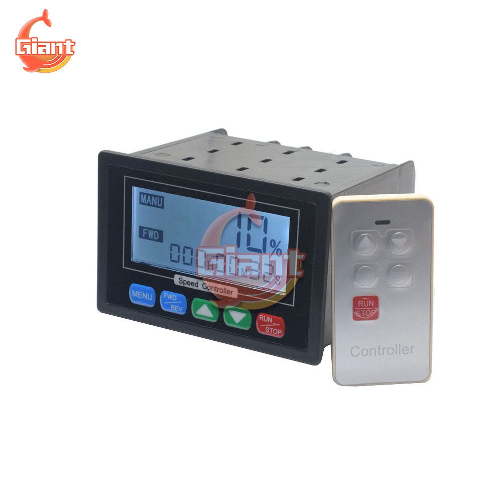 15kHz 12V 24V Digital PWM DC Motor Speed Controller 0~100% Adjustable DC 10-55V 30A LED Motor Speed 