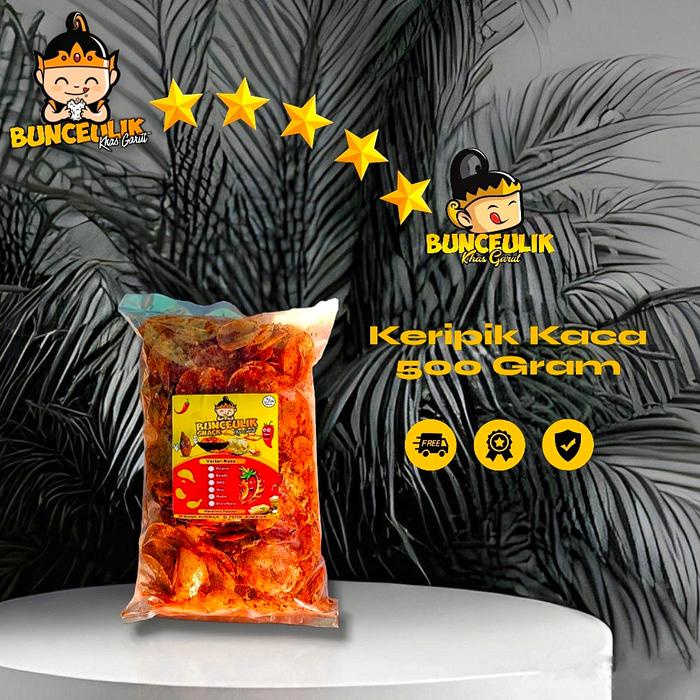 

Keripik Kaca Bunceulik Xtra Pedas Daun Jeruk 500gr Snack Makanan Cemilan keripik kaca well murah