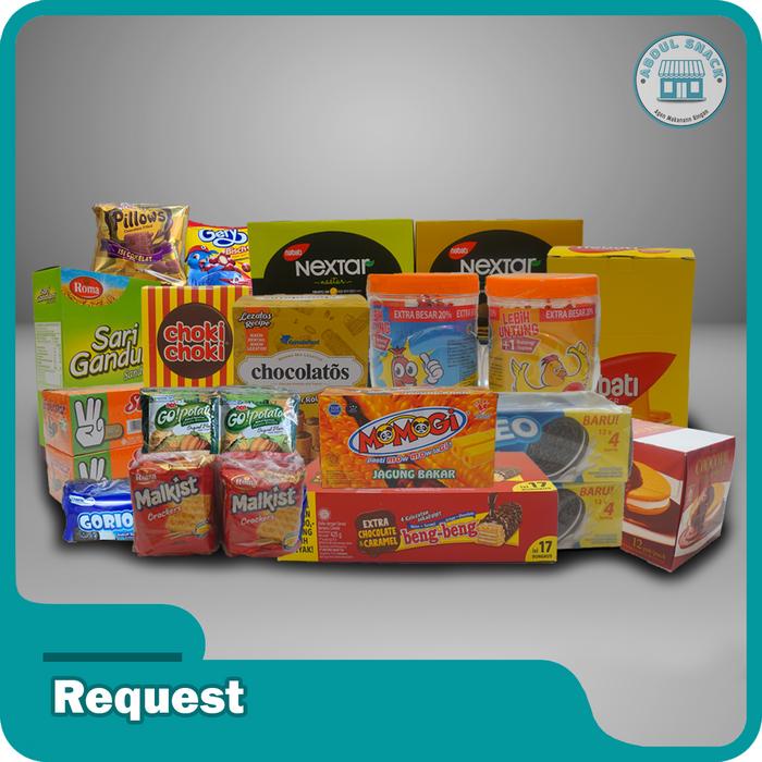 

PAKET JAJANAN 100k BEBAS PILIH