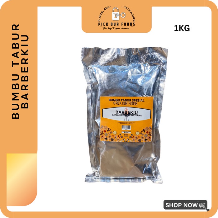 

Bubuk Tabur BBQ / Bubuk Tabur BBQ Shihlin / Bumbu tabur 1kg