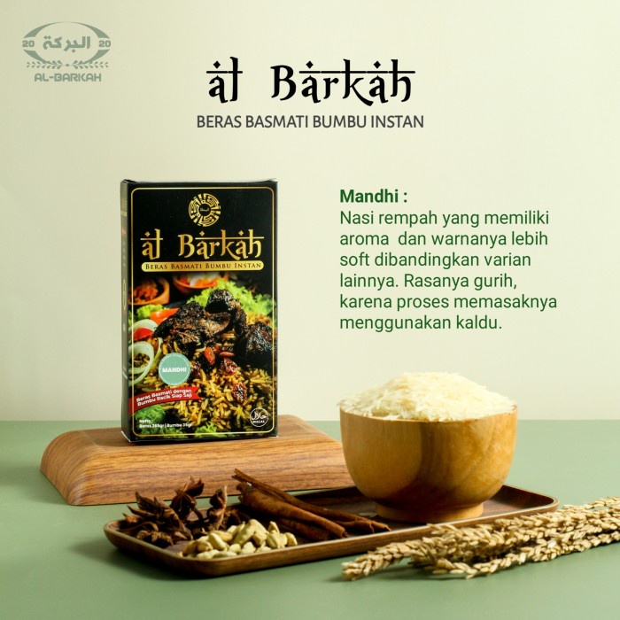 

Beras basmati dan bumbu instan kebuli biryani mandhi kabsah AL BARKAH
