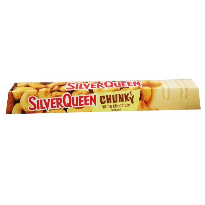 

SilverQueen Chunky Bar 85gr ex 95gr X 5 PCS Coklat, Cokelat SILVER QUEEN ISI 5 X 85 GR Chocolate