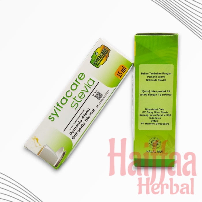 

Stevia Sweetener Stefia Gula Cair Non Kalori Sugar Pemanis Alami