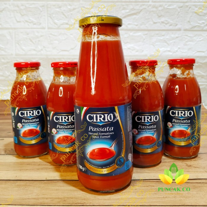 

Cirio Passata Tomato Sauce 700gr Saus Tomat Cirio