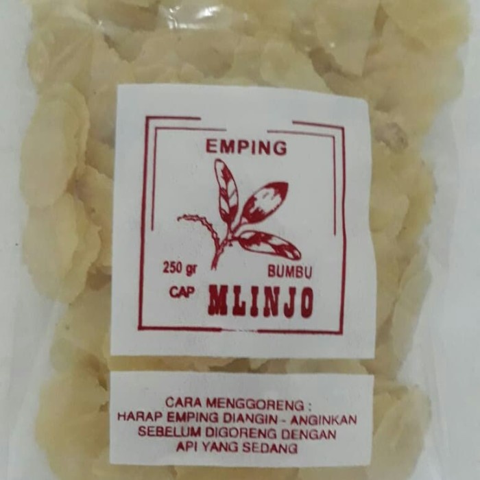 

Emping Asli Semarang siap goreng cap bumbu Mlinjo