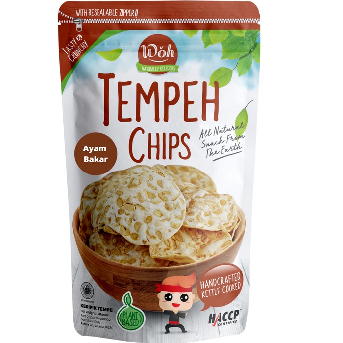 

Woh Keripik Tempe 100 gram (Woh Tempeh Chips)