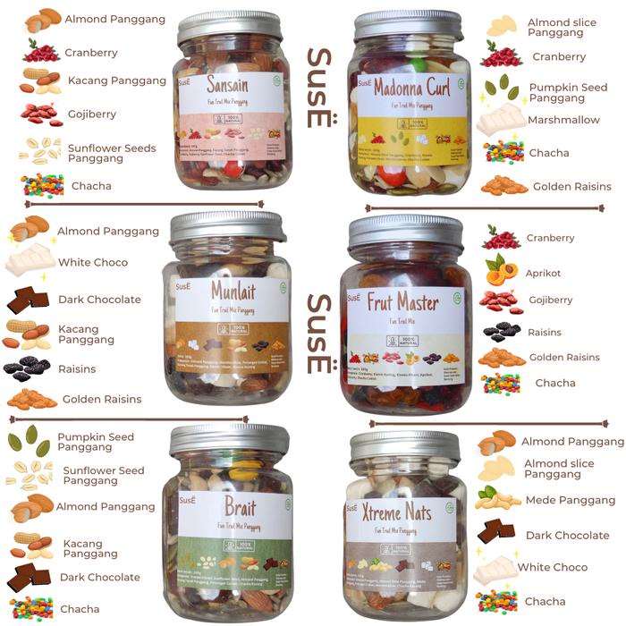 

Suse Paket 6 Botol Dengan Cokelat Cemilan Rendah Lemak Tanpa Minyak Chocolate