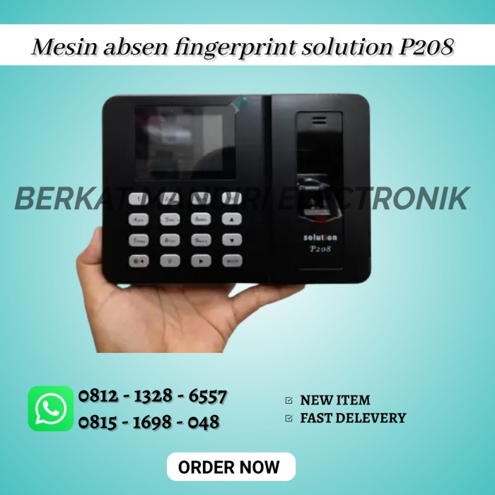 Mesin Absen Fingerprint Solution P208