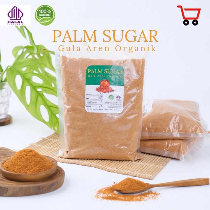 

Gula Aren - Palm Sugar - Brown Sugar - Kualitas Super - 1 Kg Organik