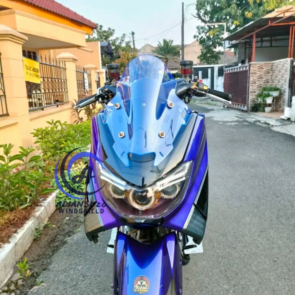 Windshield Nmax New TDR Mini Sirip V3 Visor Nmax Old Model TDR Mini Sirip V3 Tebal