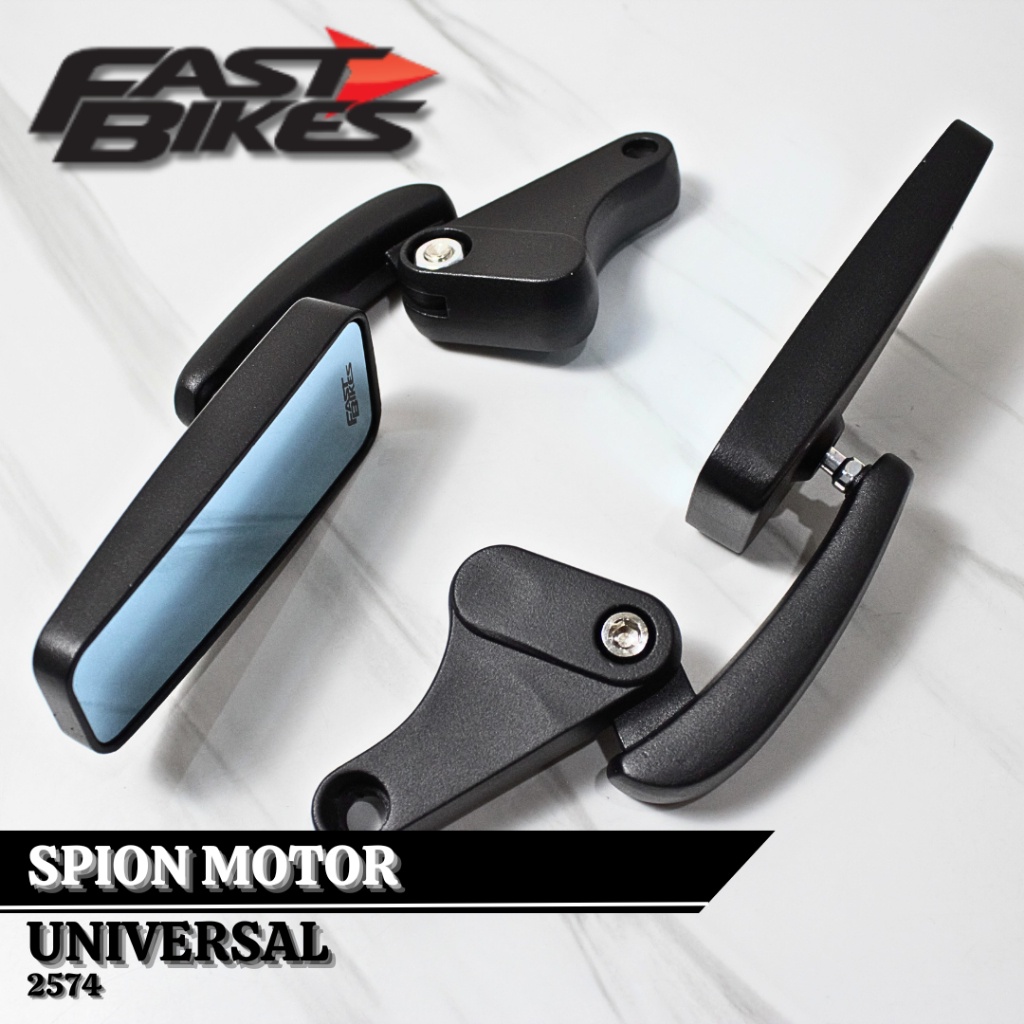 Spion Motor Lipat Fastbikes Kaca Spion Kotak Spion Motor Pendek Universal Motor Beat Mio Vario Nmax