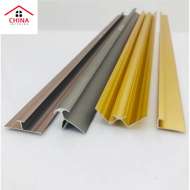 List Alumunium PVC marmer List Marmer Penutup Celah Frame Endling Alumunium Wallboard D3V