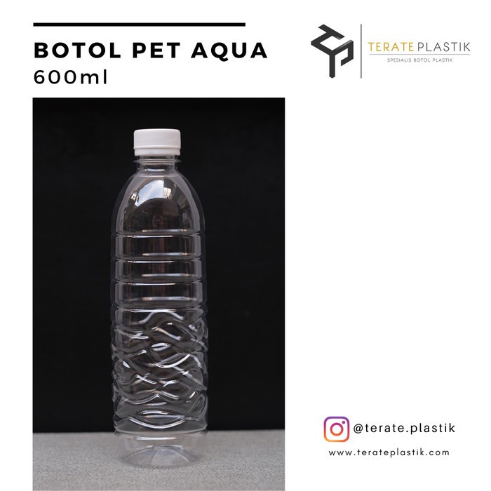 (GoodSeller) Botol PET Aqua 600ml Terate Plastik