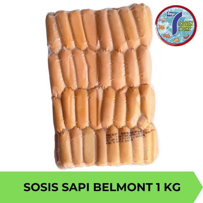 

Sosis Sapi Belmont Breakfast Kemasan 1 Kg