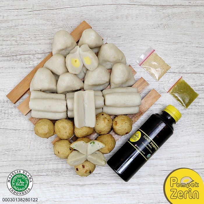 

Sale Terbatas Pempek Kecil Paket Frozen 30 Pcs + Cuko 250Ml - Pempek Zerin Aman