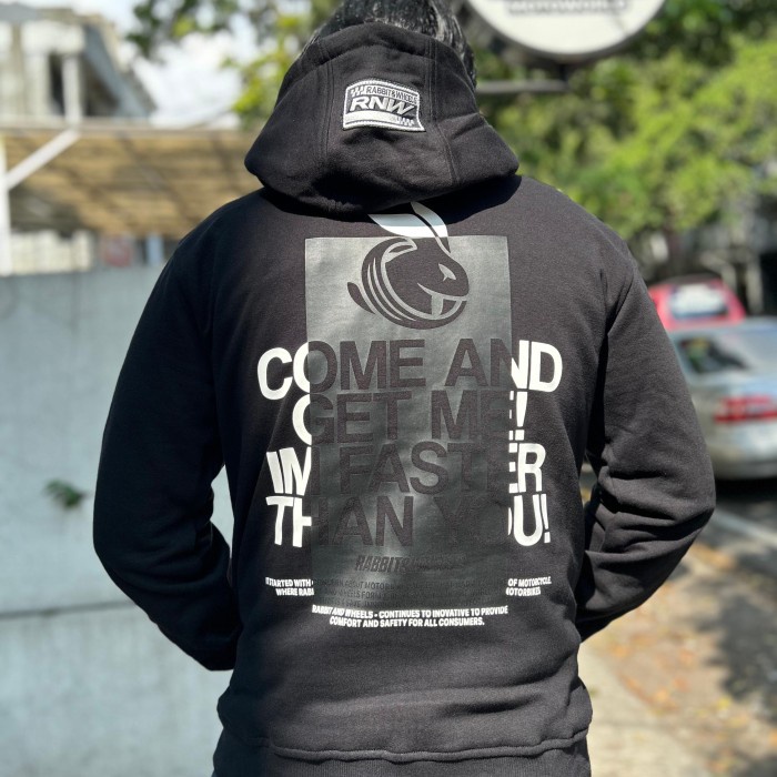 Rabbit And Wheels Hoodie Equinox White