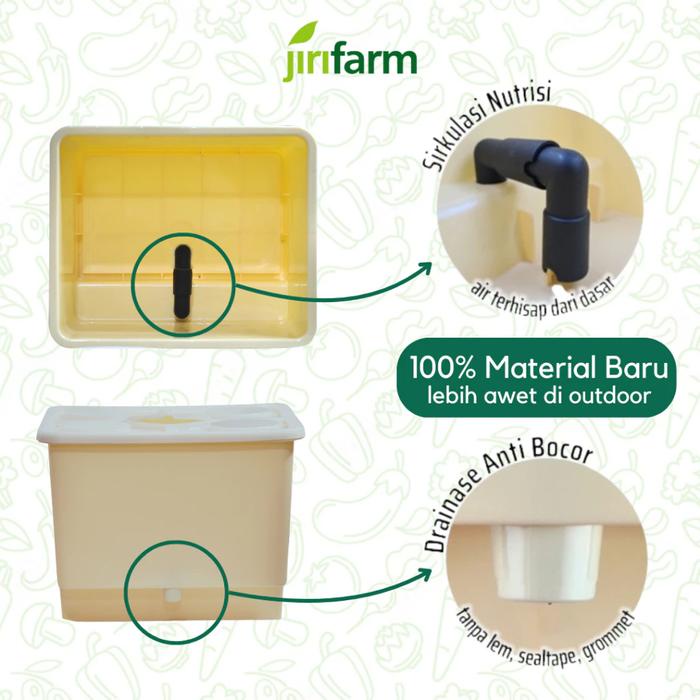 JIRIFARM - Dutch Bucket / Bato Bucket Hidroponik Original