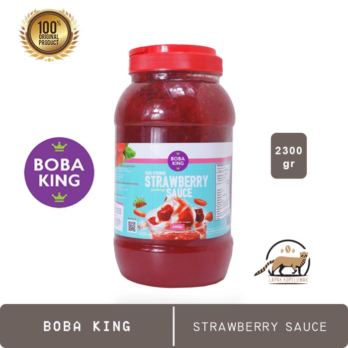 

Promo Terbatas Boba King Selai Strawberry 2,3 Kg Aman