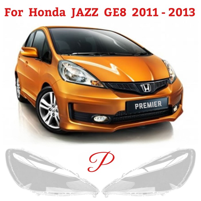 Mika Head Lamp Lens Honda Jazz Ge8 Facelift 2011 - 2013