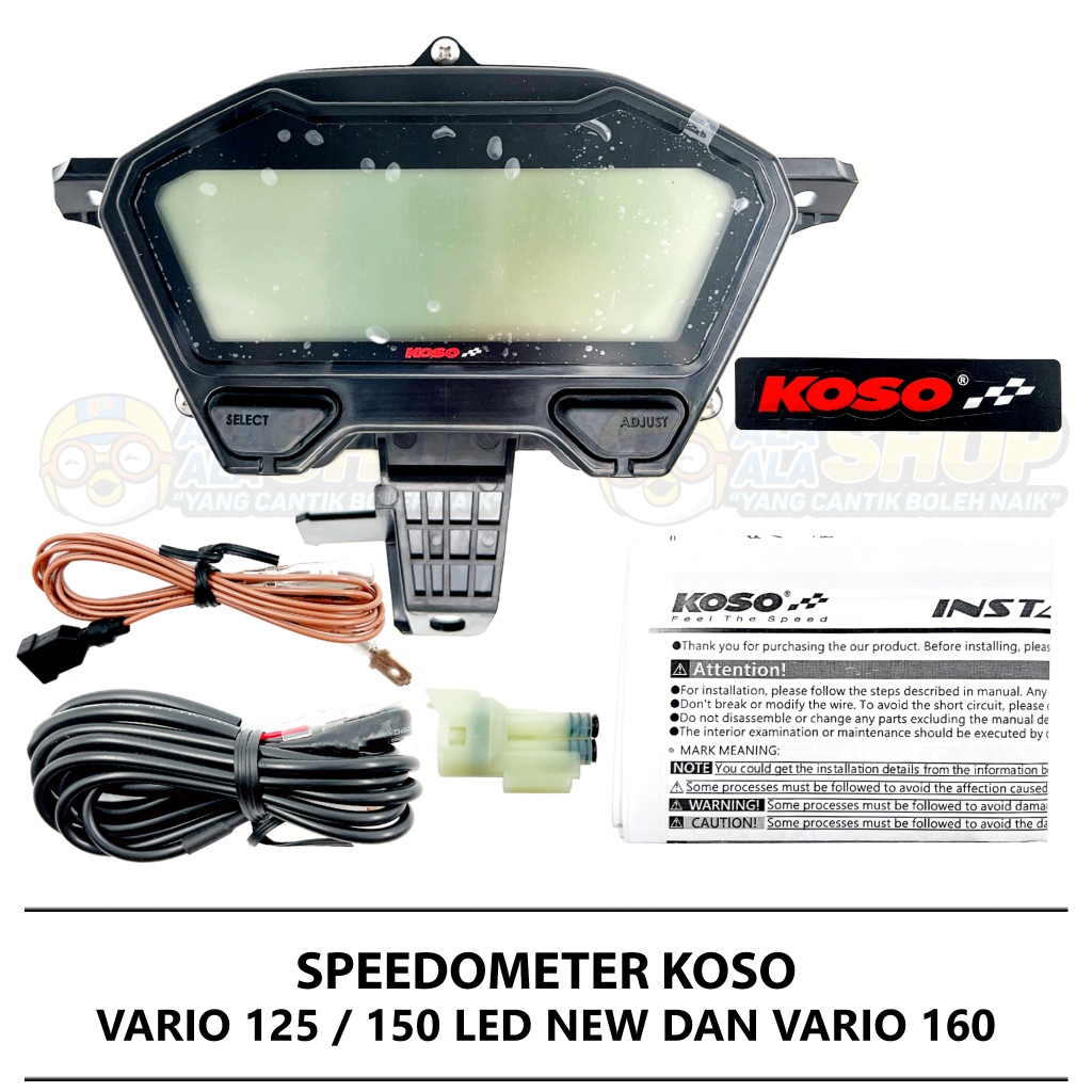 Speedometer Digital Koso Vario 125 / 150 LED NEW Vario 160
