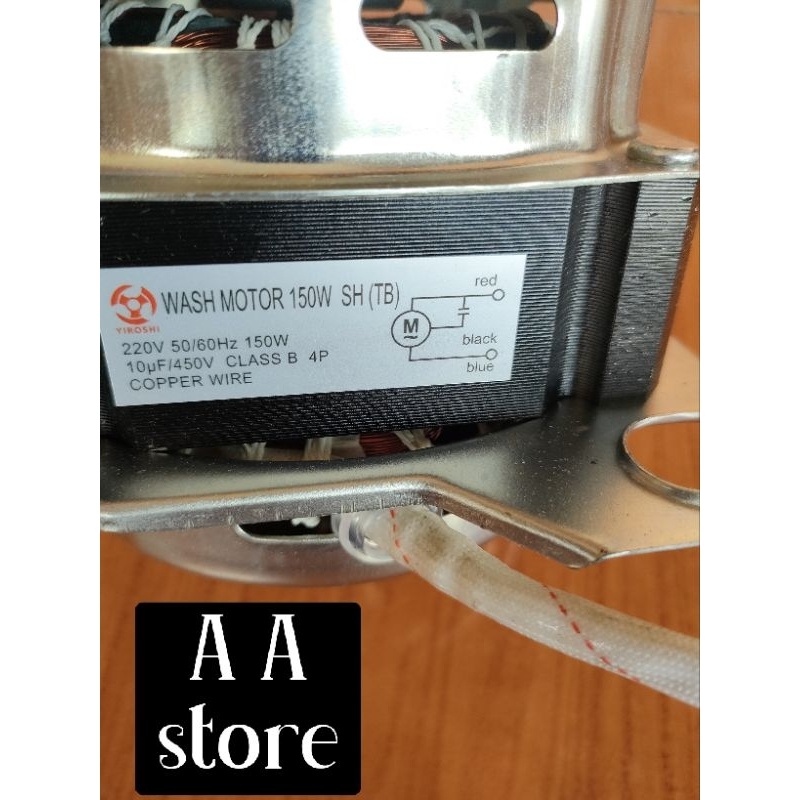 DINAMO PEMBILAS AS KECIL 10MM PANJANG MESIN CUCI POLITRON 7 -9KG