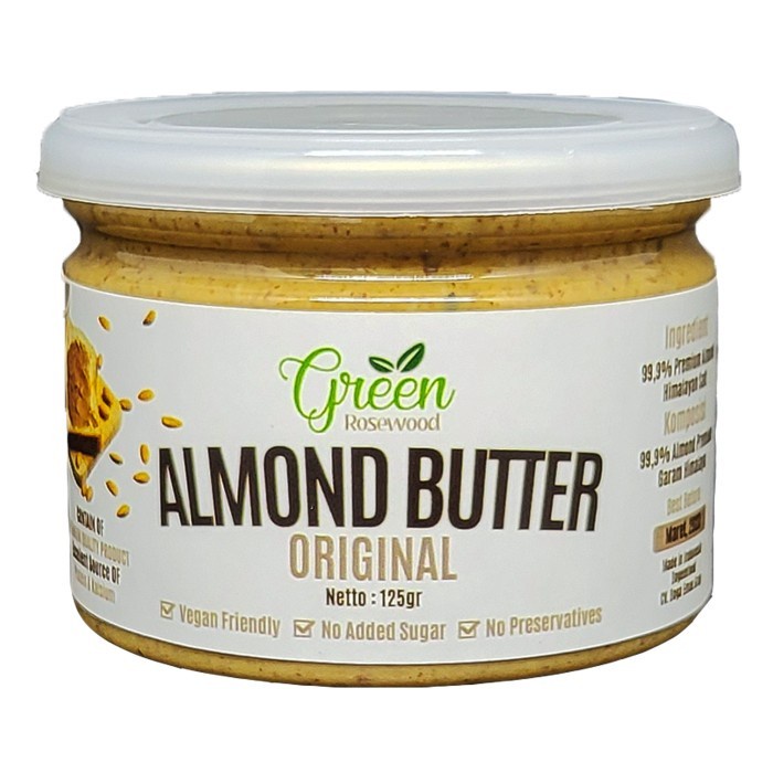

(BestSeller) SELAI ALMOND 125 GRAM PREMIUM - ALMOND BUTTER SUGAR FREE - VEGAN