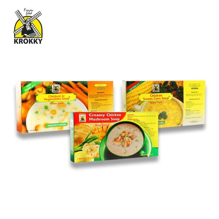 

Promo Terbatas Krokky Set 3 Soups & Chicken Mushroom Bitterballen Aman