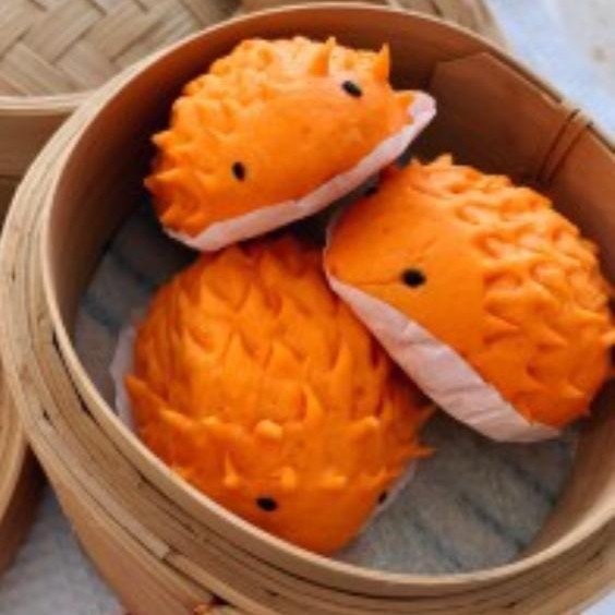 

Bakpao landak isi coklat