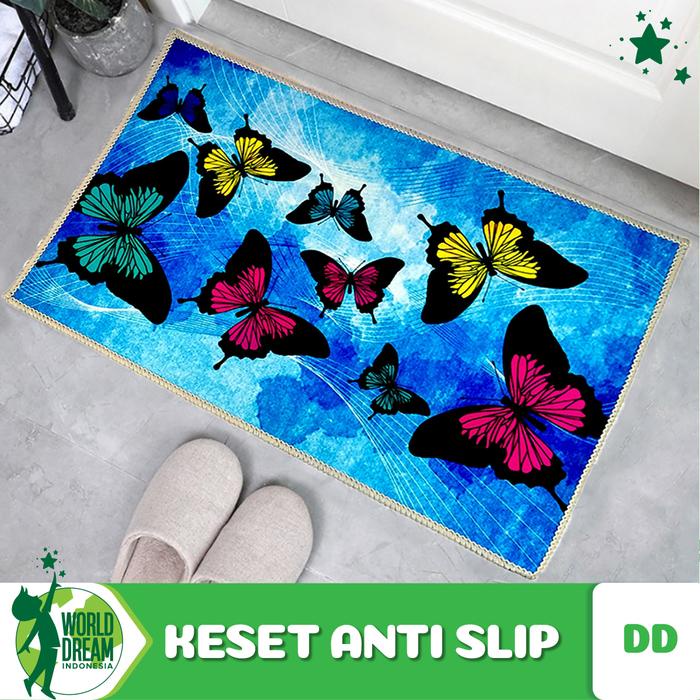 COD WORLD KESET LANTAI TEBAL MENYERAP AIR ANTI SLIP UKURAN 40CM X 60CM MOTIF KARAKTER DD-2 KODE 1271