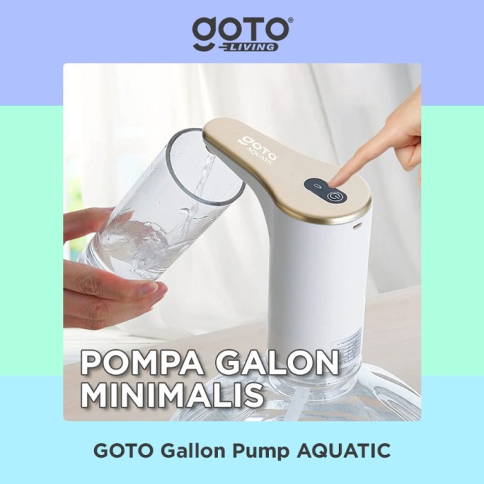 PROMO Pompa Galon Elektrik Dispenser Air Minum Pump Charge USB Goto Aquatic