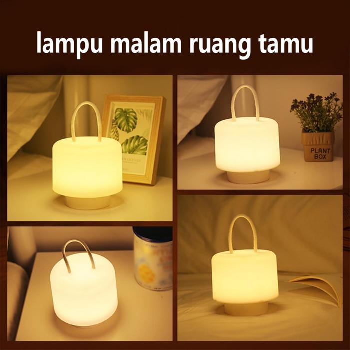 Lampu LED Lampu Meja LED Lampu Tanpa Kabel Lampu Samping Tempat Tidur Lampu Kamar Tidur Lampu